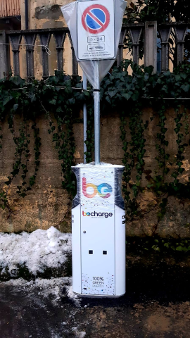 Electric vehicles charging station | Agliano Terme (piazza Roma)